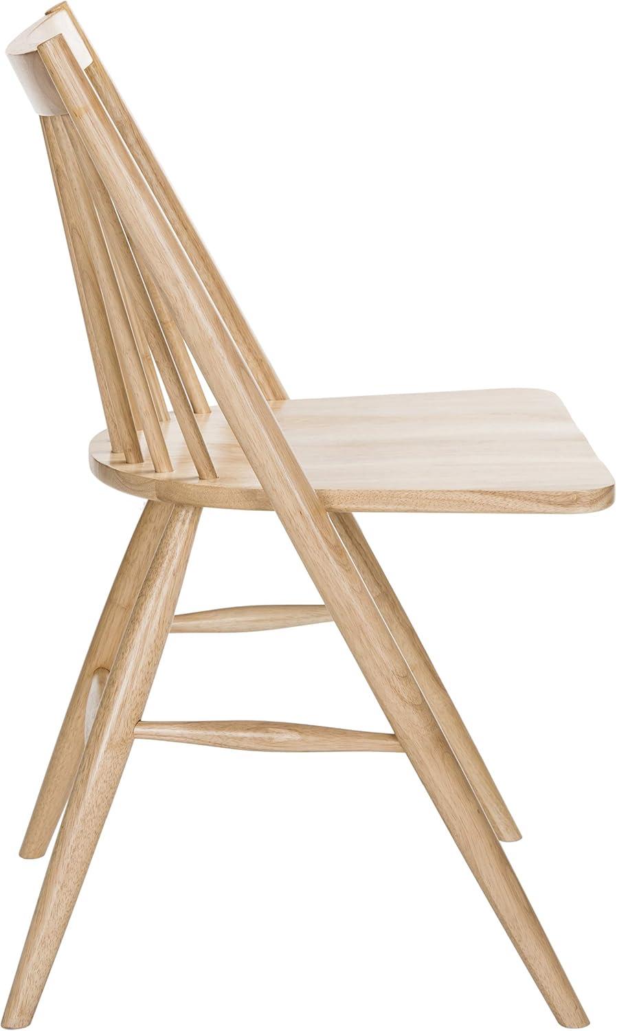 image:imageSafavieh Home Collection Wren Grey 19inch Spindle Dining Chair Set of 2Natural
