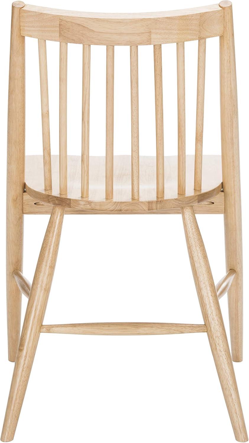 image:imageSafavieh Home Collection Wren Grey 19inch Spindle Dining Chair Set of 2Natural
