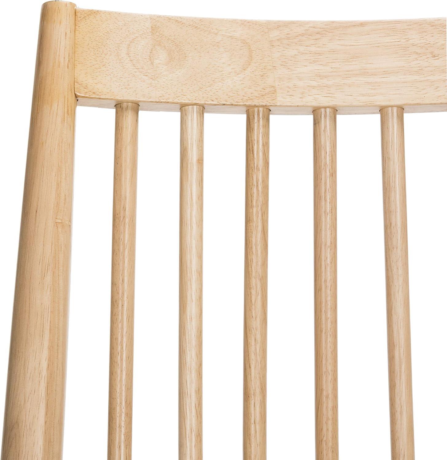 image:imageSafavieh Home Collection Wren Grey 19inch Spindle Dining Chair Set of 2Natural