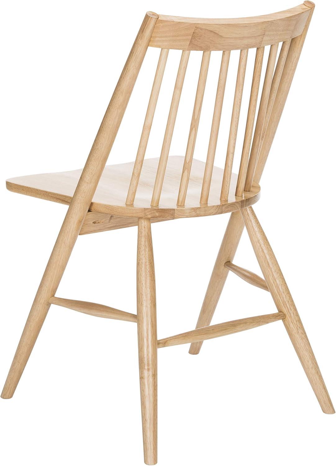 image:imageSafavieh Home Collection Wren Grey 19inch Spindle Dining Chair Set of 2Natural