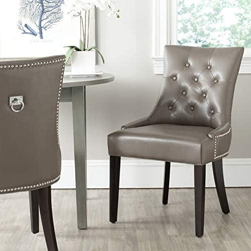 image:imageSafavieh Home Harlow Emerald Green Velvet Tufted Ring Chair Set of 2Black
