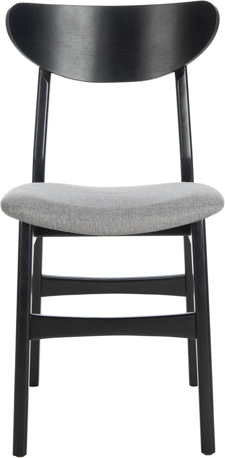 image:imageSafavieh Home Lucca Retro Natural Dining Chair Set of 2 WoodBlack Grey