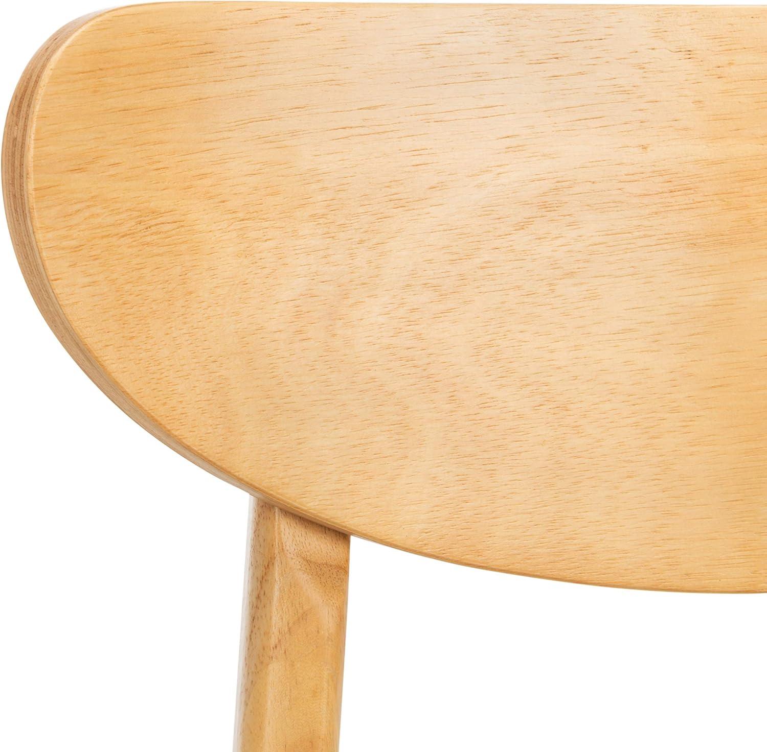 image:imageSafavieh Home Lucca Retro Natural Dining Chair Set of 2 WoodNatural Grey