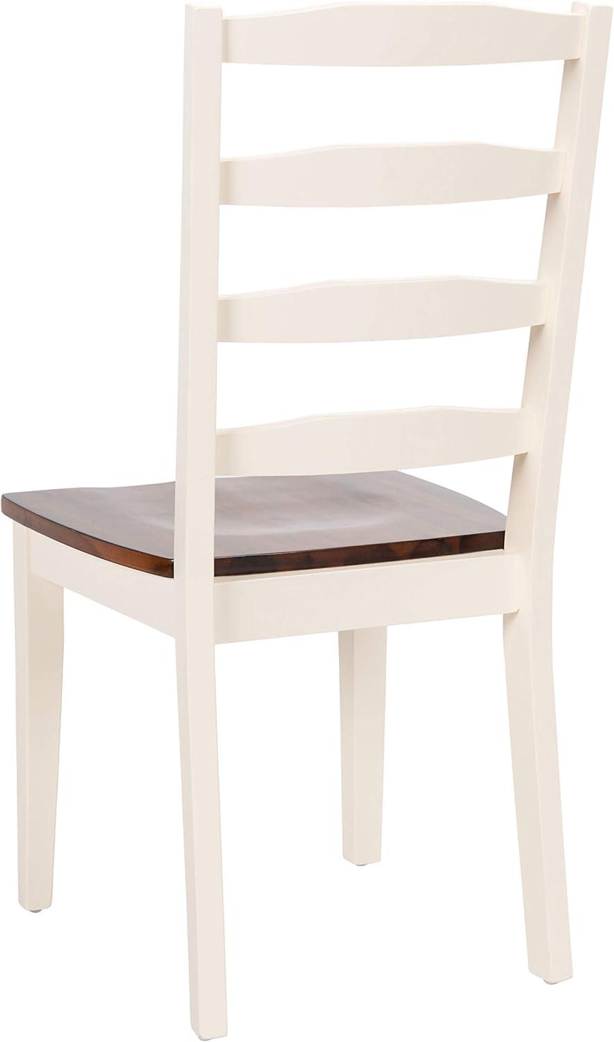 image:imageSafavieh Home Shay White and Natural 5piece Dining SetWhiteNatural Acacia