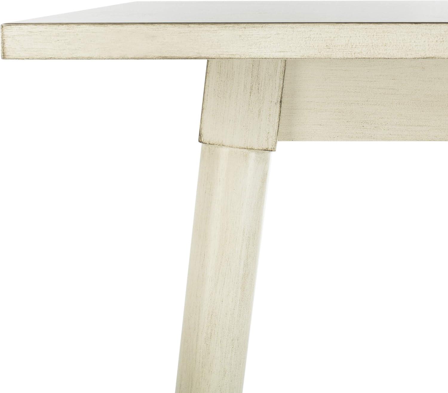 image:imageSafavieh Home Simone Modern Walnut Dining TableAntique White