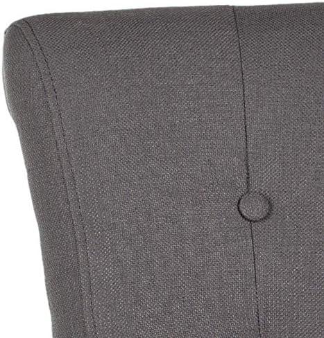 image:imageSafavieh Mercer Collection Carol Charcoal Linen Ring Dining ChairGrey