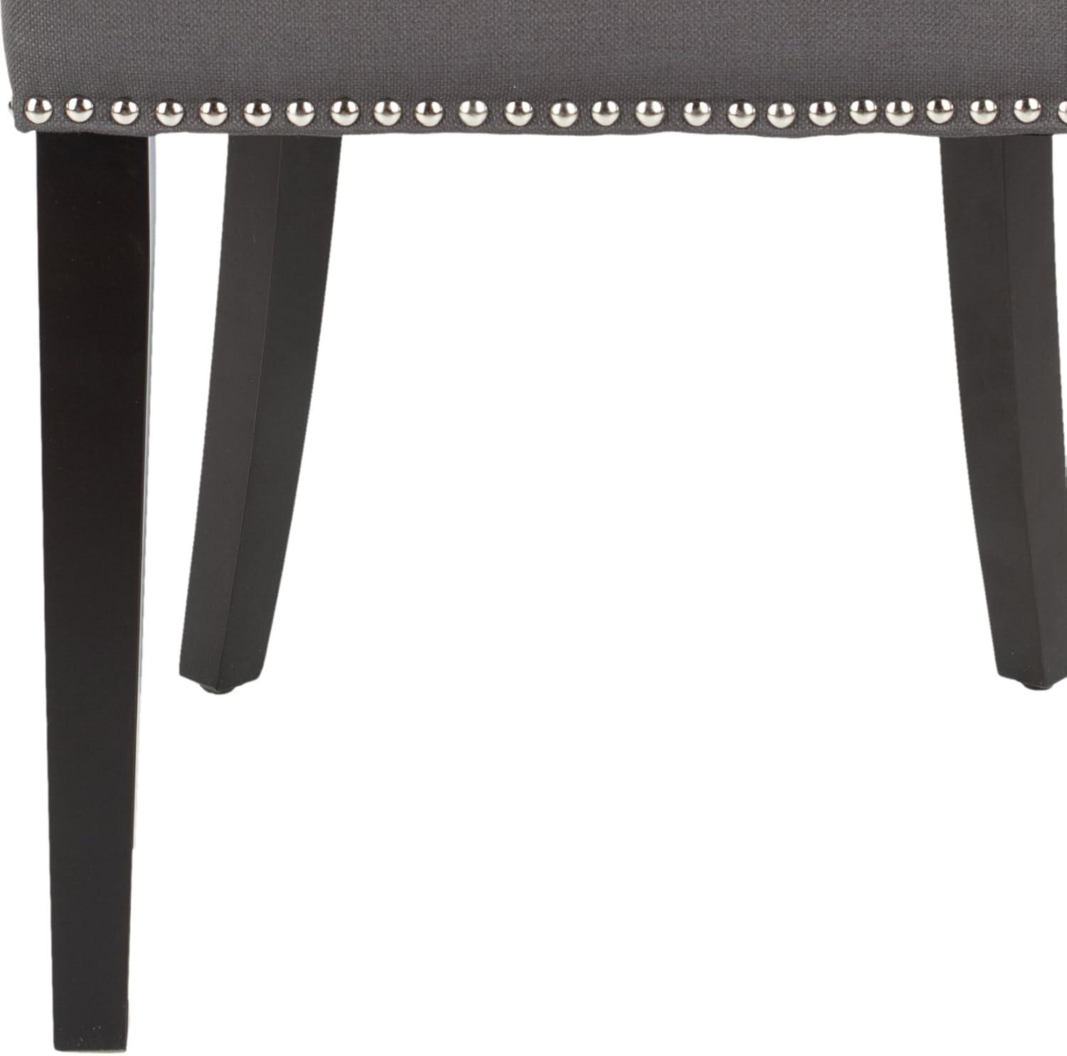 image:imageSafavieh Mercer Collection Carol Charcoal Linen Ring Dining ChairGrey