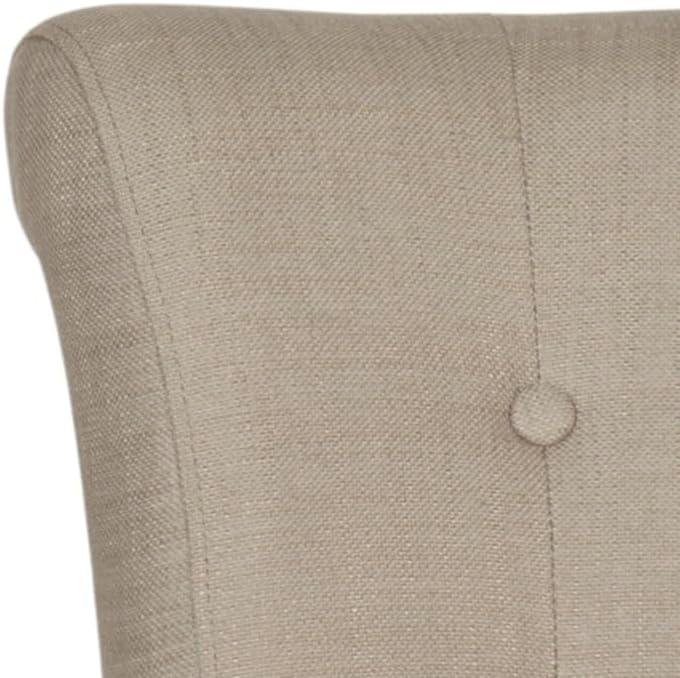 image:imageSafavieh Mercer Collection Carol Charcoal Linen Ring Dining ChairOyster Grey