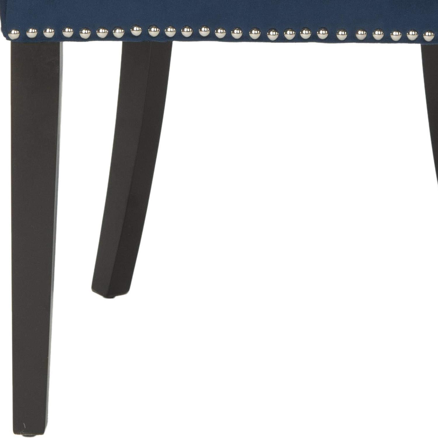 image:imageSafavieh Mercer Collection Lester Dining Chairs Zebra Grey Set of 2Navy
