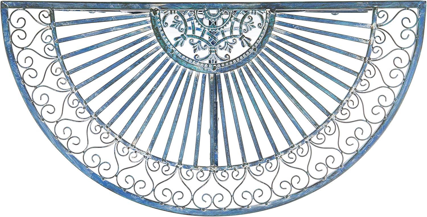 image:imageSafavieh Outdoor Collection Annalise Antique White Accent TableMossy Blue