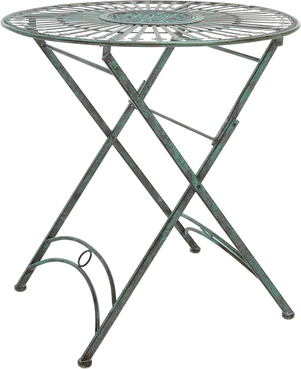 image:imageSafavieh Outdoor Collection Belen Antique Blue 3Piece Bistro SetAntique Dark Green