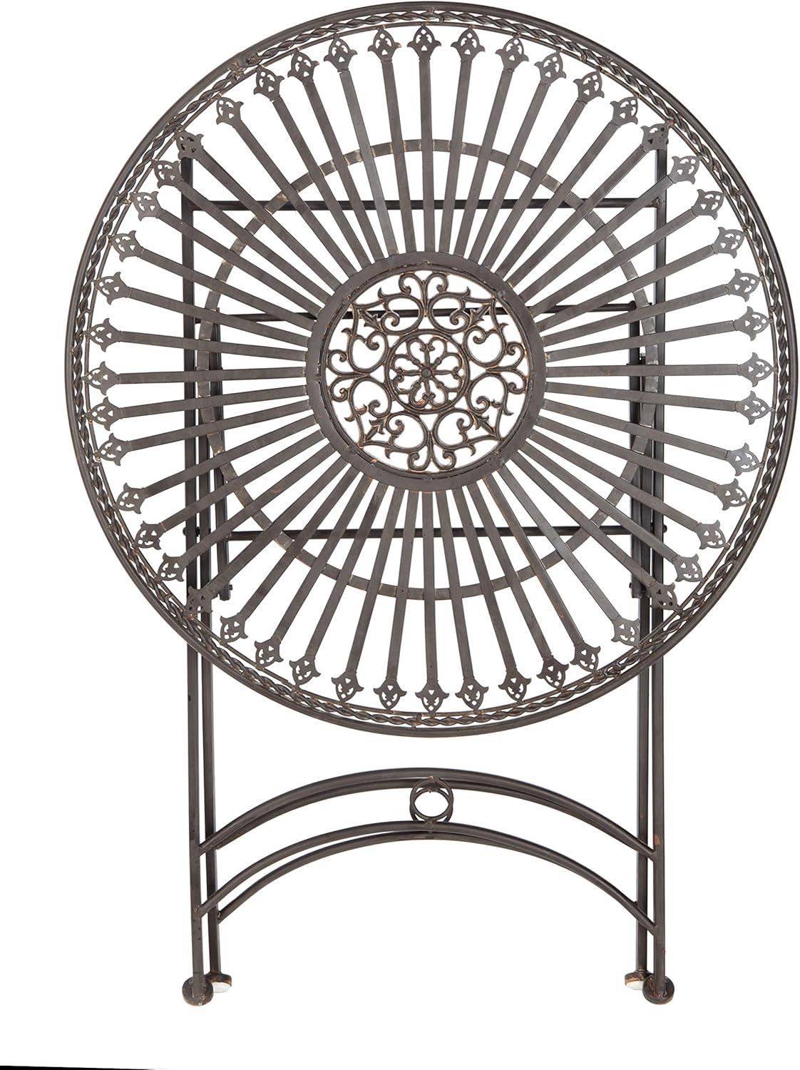 image:imageSafavieh Outdoor Collection Belen Antique Blue 3Piece Bistro SetRust