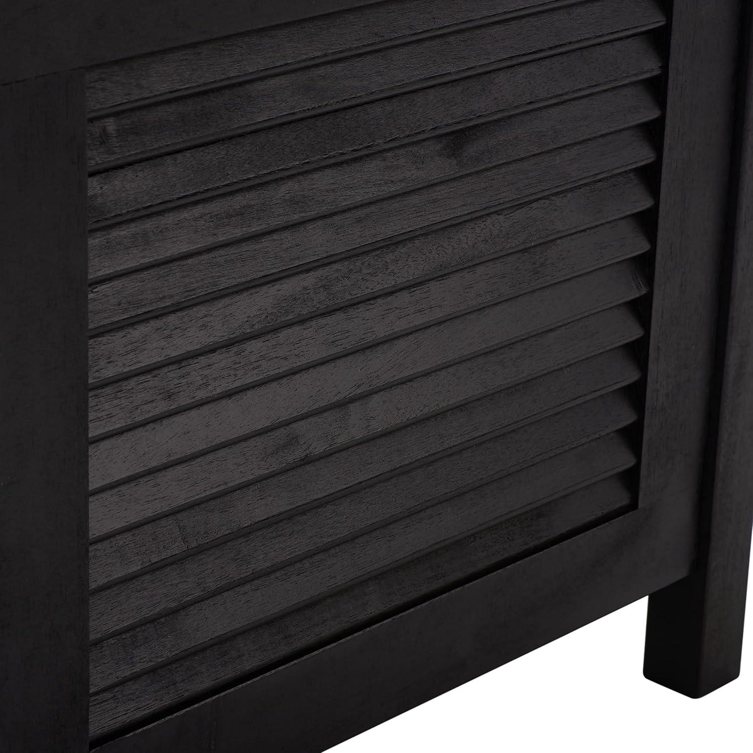 image:imageSafavieh Outdoor Collection Brisbane Grey Storage BenchBlack