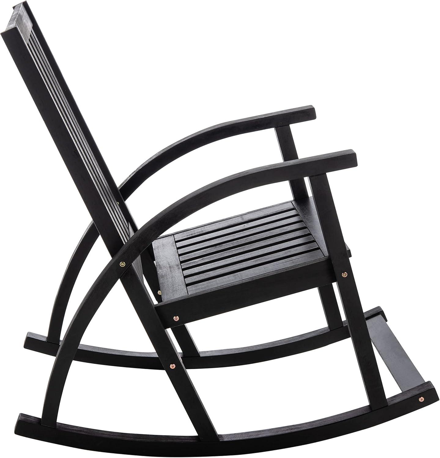 image:imageSafavieh Outdoor Collection Clayton Look Rocking ChairBlack