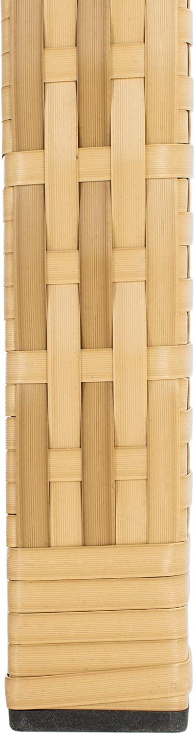 image:imageSafavieh Outdoor Collection Garnen Wicker Cushion 4Piece Living Set PAT7714D NaturalWhiteNatural White