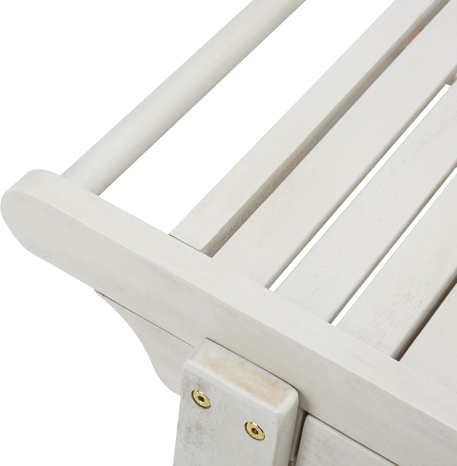 image:imageSafavieh Outdoor Collection Orland Natural Wood Tea Trolley CartWhite
