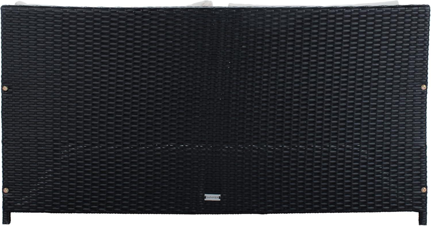 image:imageSafavieh Outdoor Collection PAT7500 Daybed BlackLight GreyBlackBeige