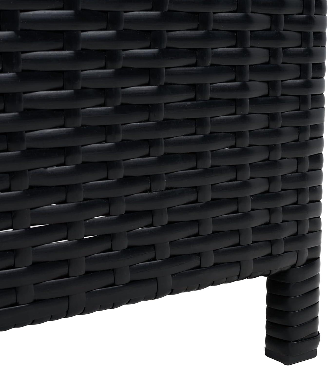 image:imageSafavieh Outdoor Collection PAT7500 Daybed BlackLight GreyBlackLight Grey