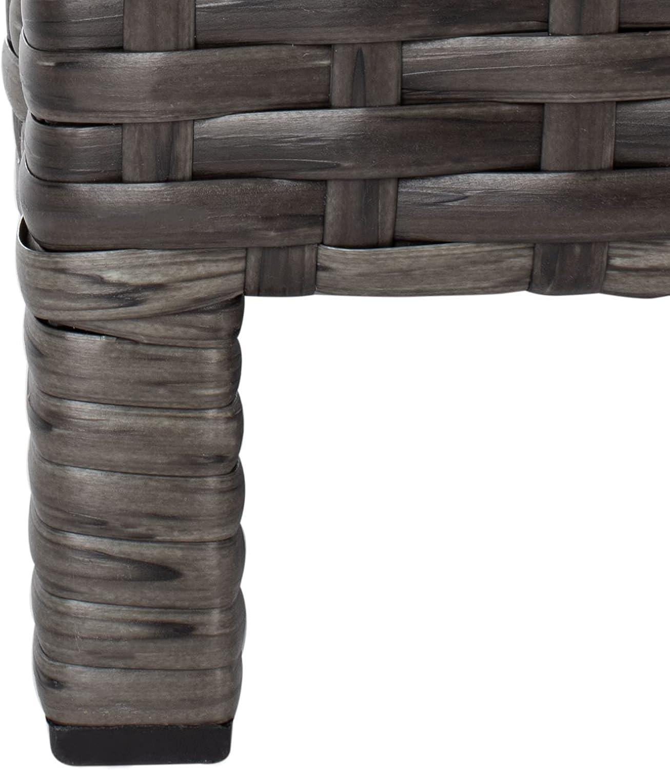image:imageSafavieh Outdoor Collection PAT7500 Daybed BlackLight GreyGrey BrownWhite