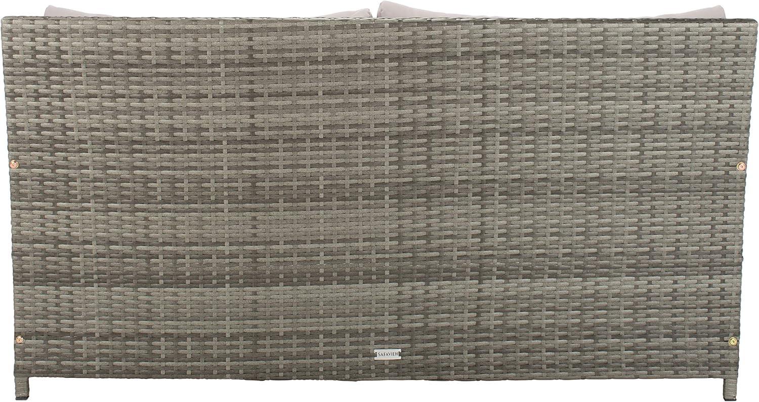 image:imageSafavieh Outdoor Collection PAT7500 Daybed BlackLight GreyGreyGrey