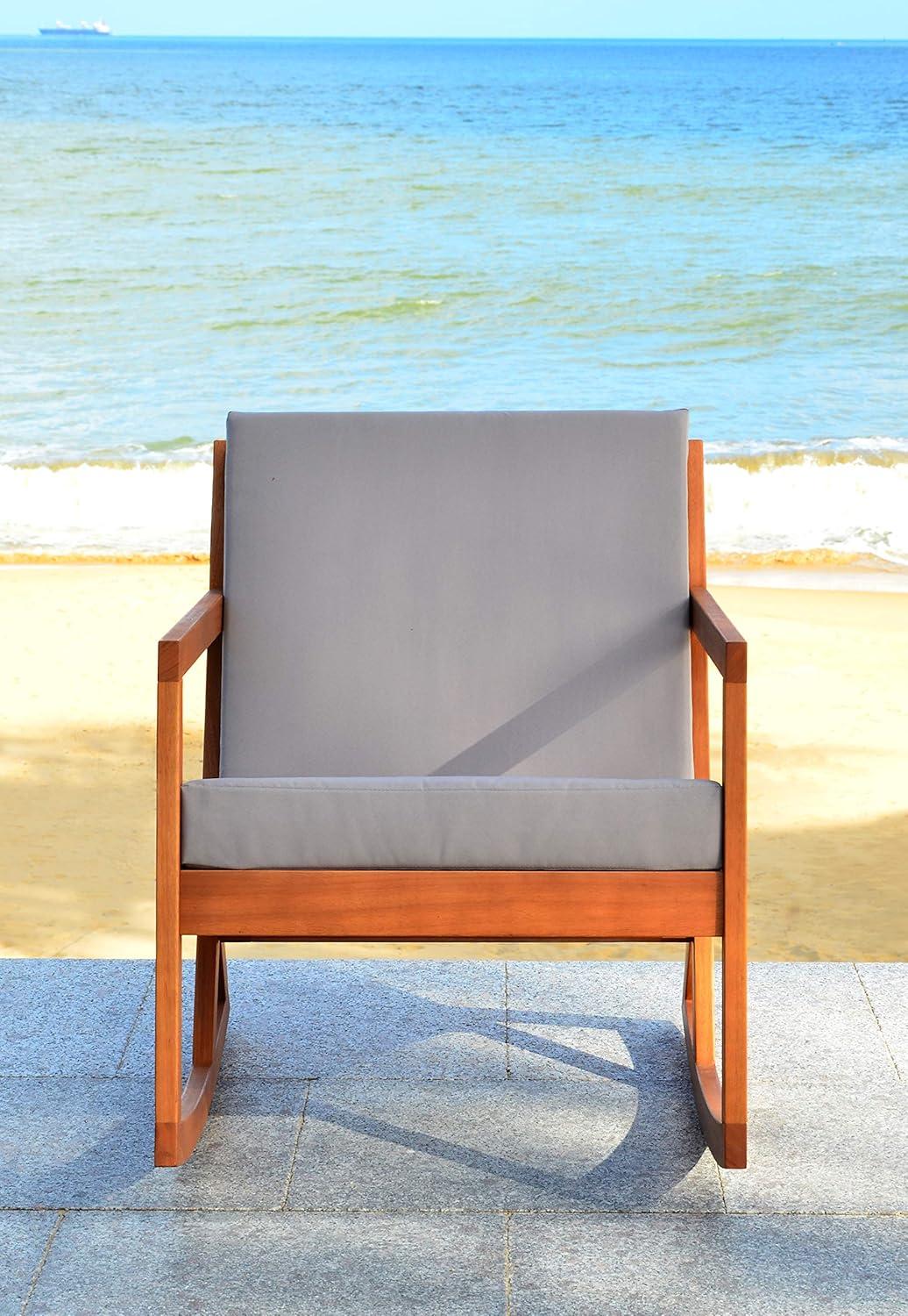 image:imageSafavieh Outdoor Collection Vernon Rocking ChairNatural Grey