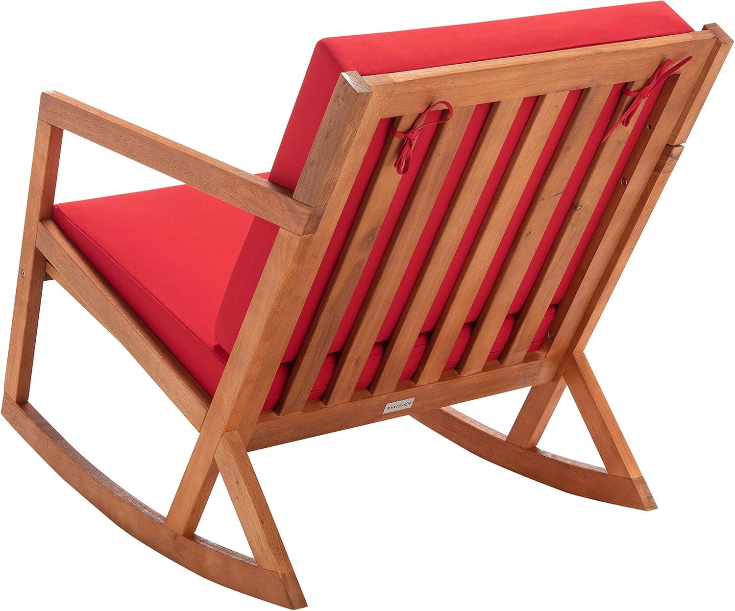 image:imageSafavieh Outdoor Collection Vernon Rocking ChairNatural Red