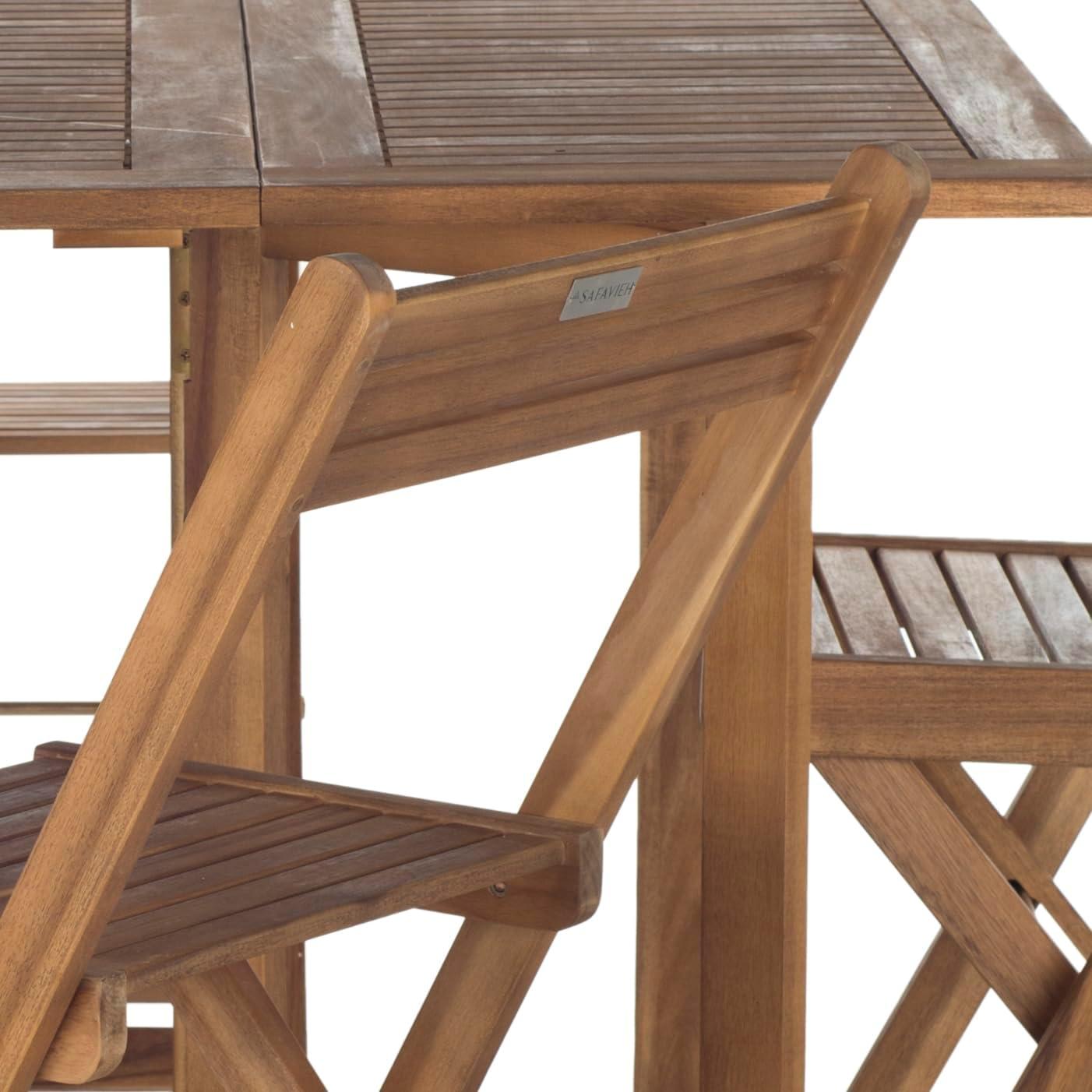 image:imageSafavieh Outdoor Living Collection Arvin 5Piece Dining SetNatural