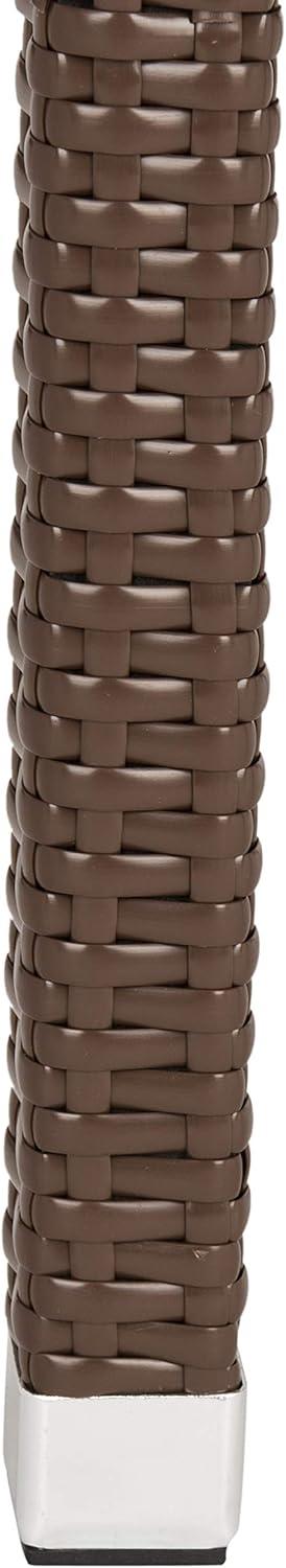 image:imageSafavieh Outdoor Living Collection Kelda Wicker Arm ChairsBrown