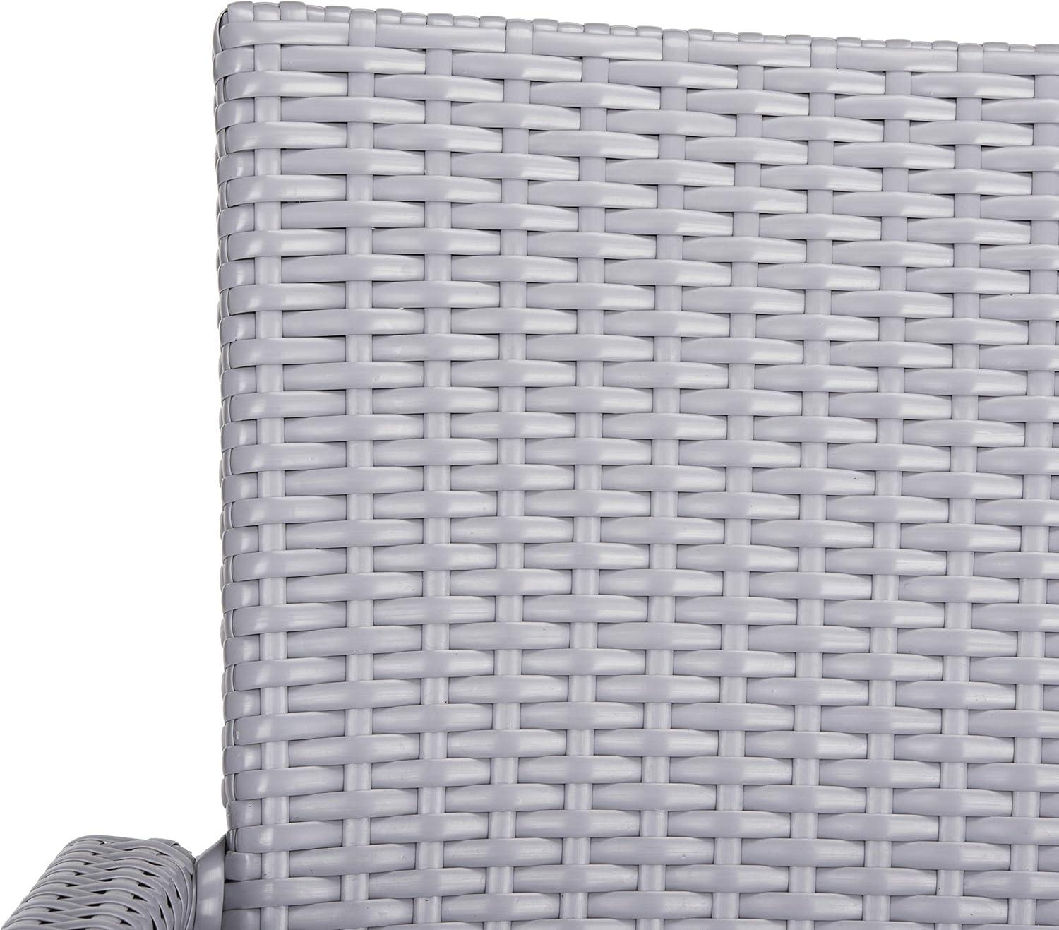 image:imageSafavieh Outdoor Living Collection Kelda Wicker Arm ChairsGrey