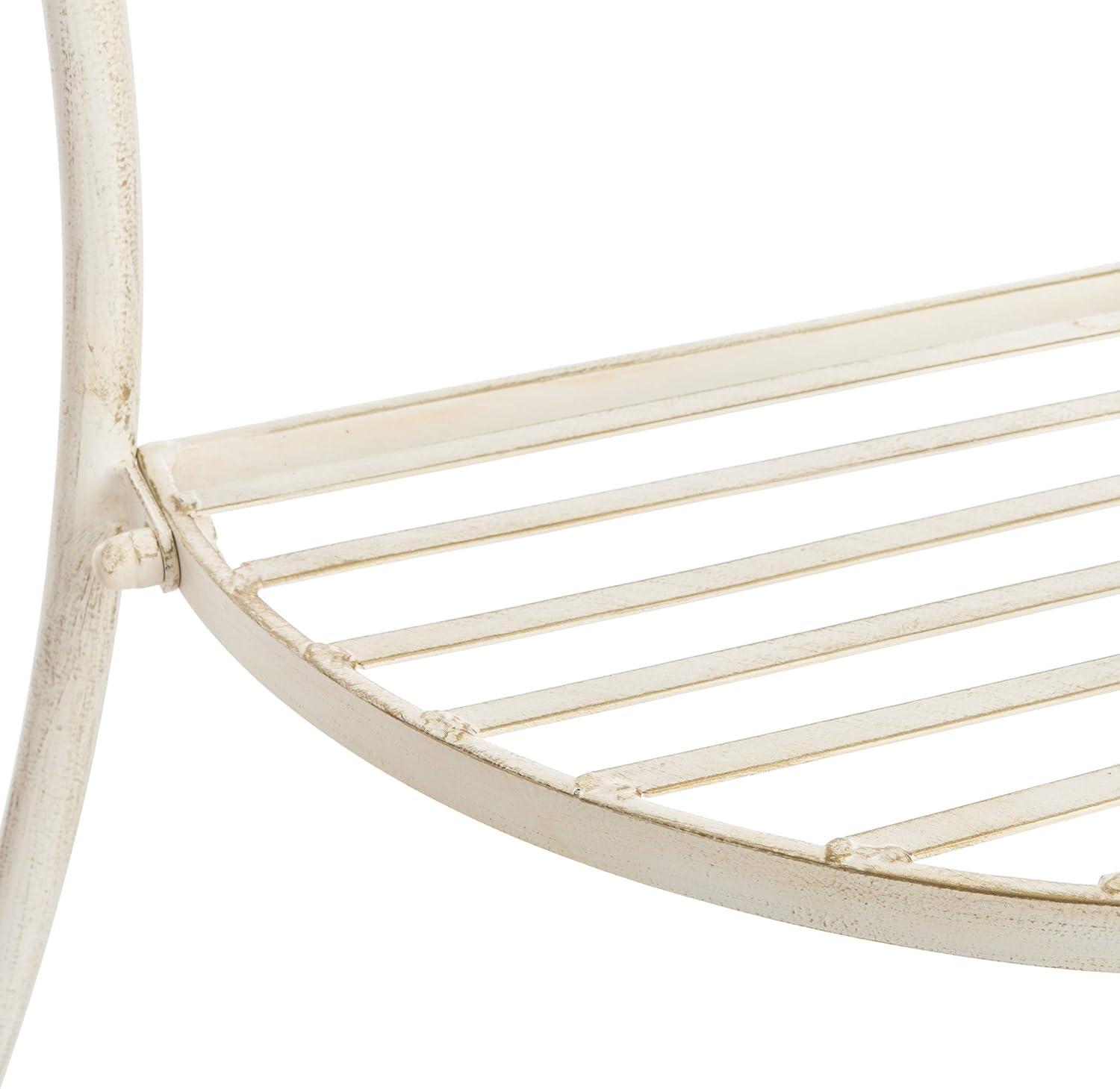 image:imageSafavieh PAT5027A Outdoor Collection Genson Pearl White End TablePearl White