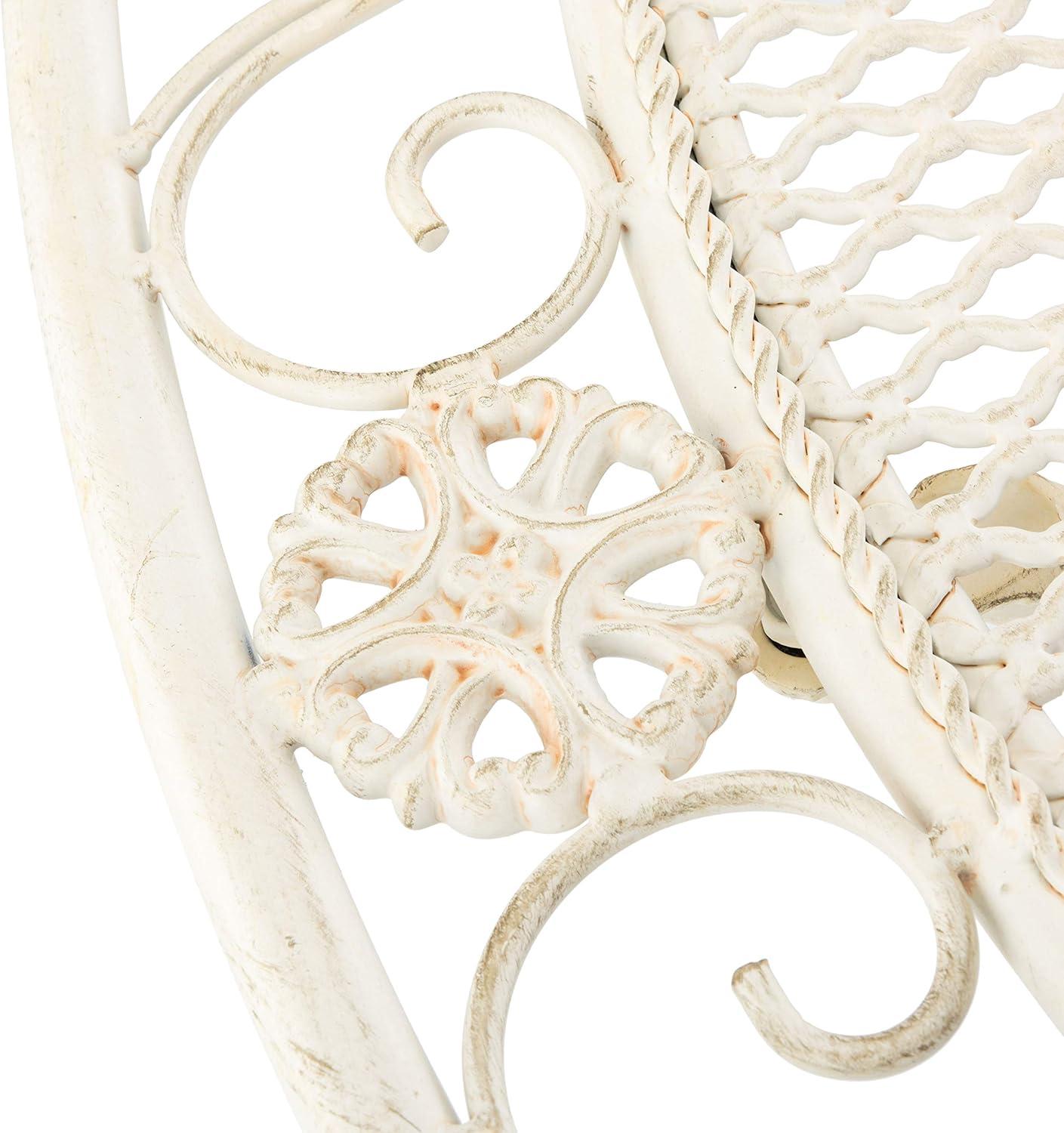 image:imageSafavieh PAT5027A Outdoor Collection Genson Pearl White End TablePearl White
