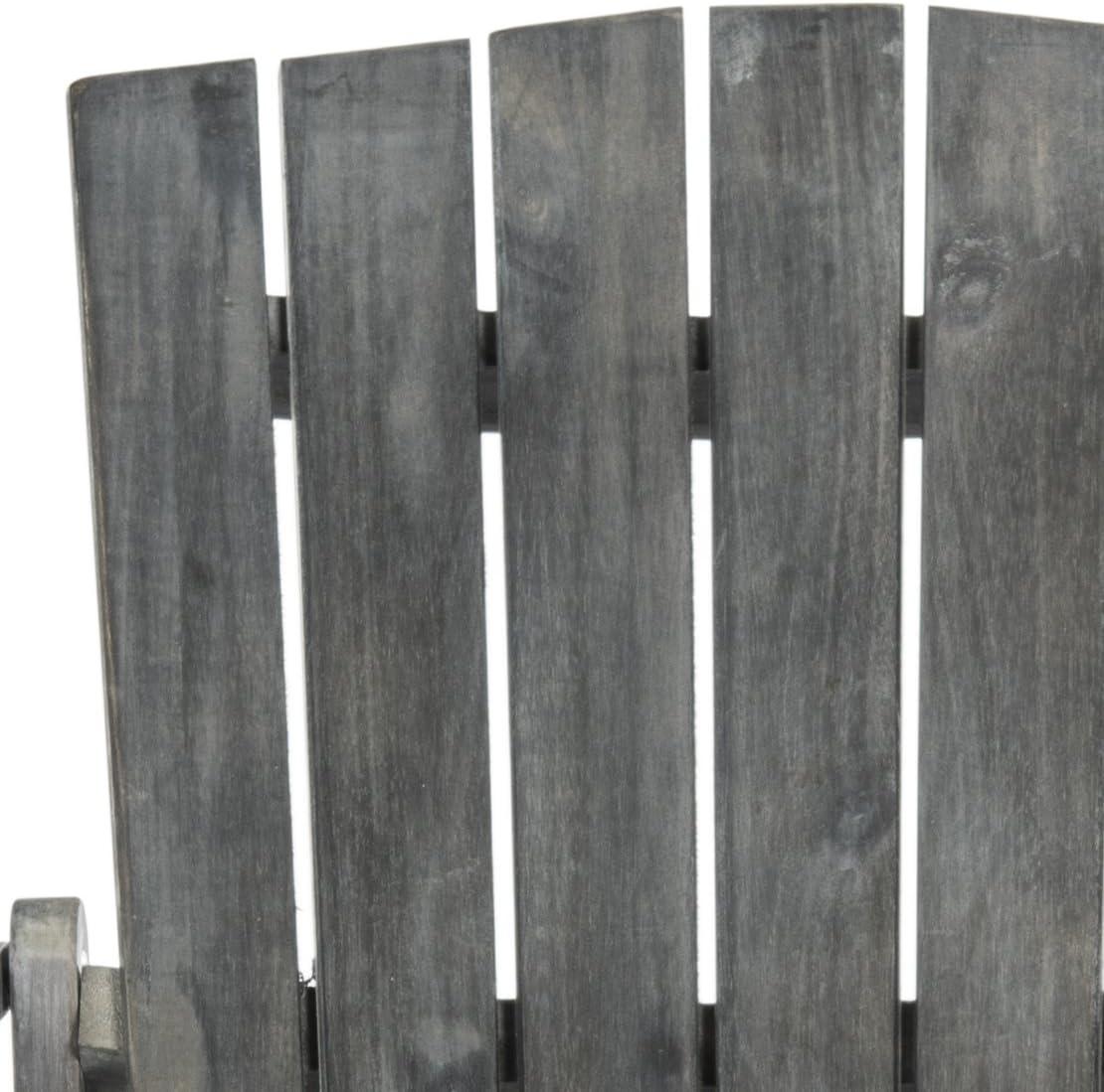 image:imageSafavieh PAT6700G Outdoor Collection Mopani Rustic Brown Side ChairAsh Grey