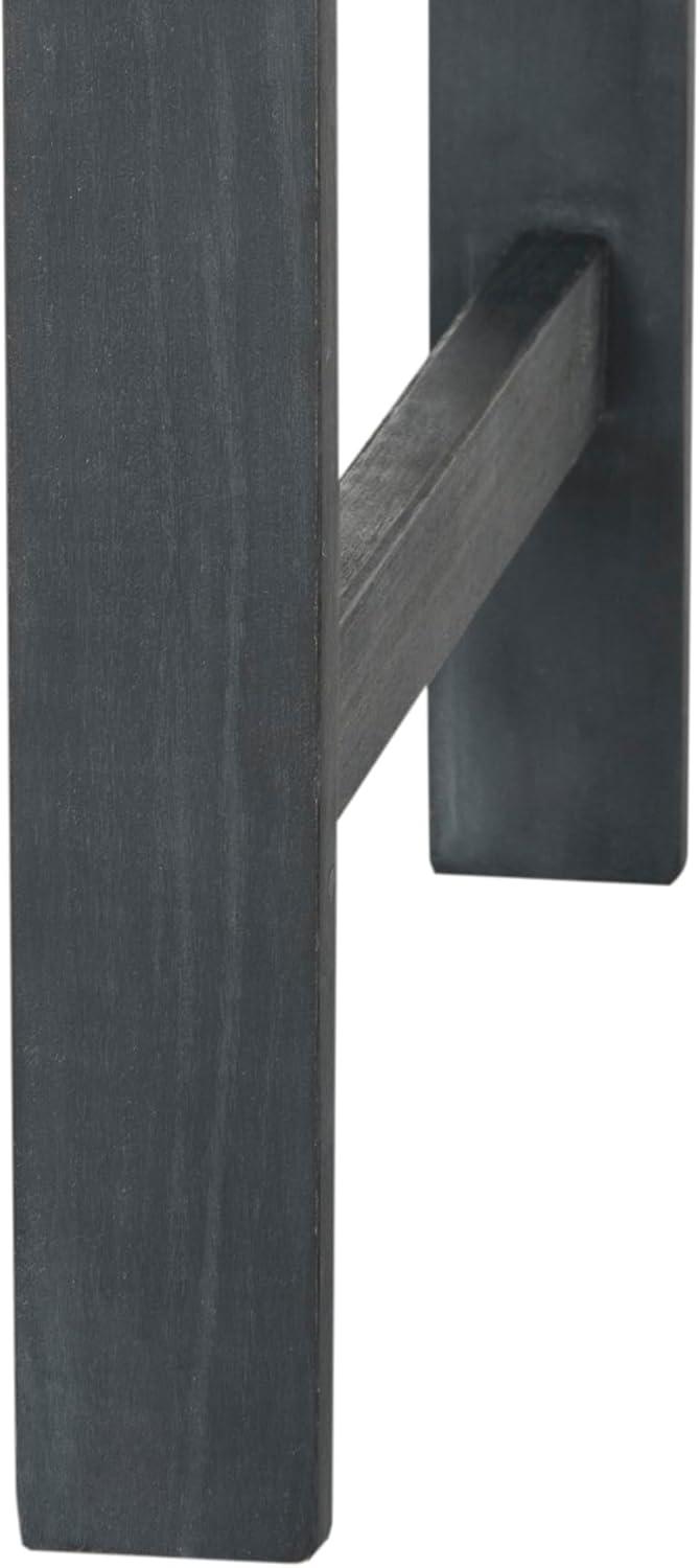 image:imageSafavieh PAT6743K Outdoor Collection Moorpark Grey 2 Seat Bench Dark Slate GrayAsh Grey