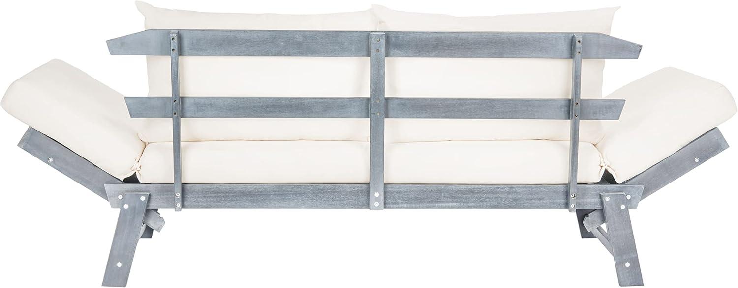 image:imageSafavieh PAT6745A Outdoor Collection Tandra Grey Modern Contemporary Daybed Day BedAsh Grey Beige
