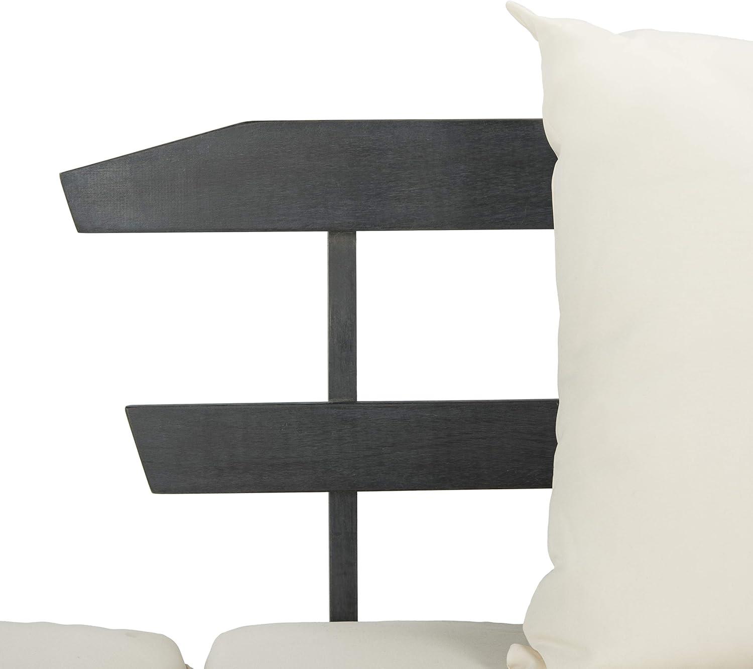 image:imageSafavieh PAT6745A Outdoor Collection Tandra Grey Modern Contemporary Daybed Day BedDark Slate Gray Beige