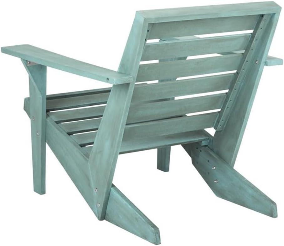 image:imageSafavieh PAT6746A Outdoor Collection Lanty Teak Adirondack Side ChairOriental Blue