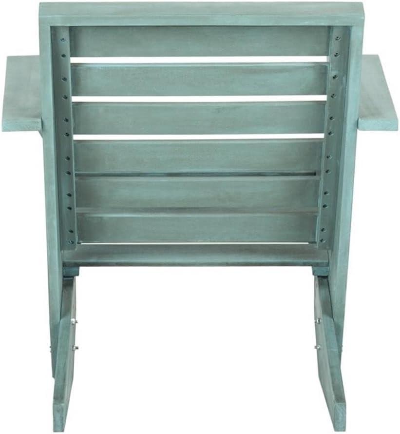 image:imageSafavieh PAT6746A Outdoor Collection Lanty Teak Adirondack Side ChairOriental Blue