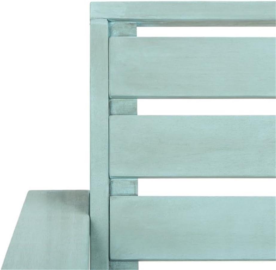 image:imageSafavieh PAT6746A Outdoor Collection Lanty Teak Adirondack Side ChairOriental Blue