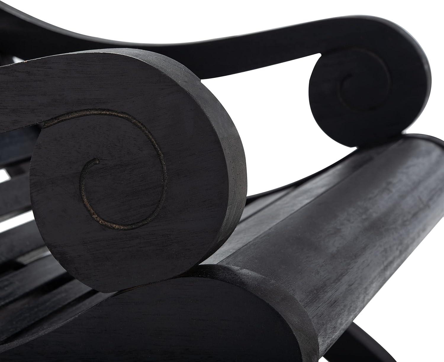 image:imageSafavieh PAT7016A Outdoor Collection Sonora Ash Grey Rocking ChairBlack