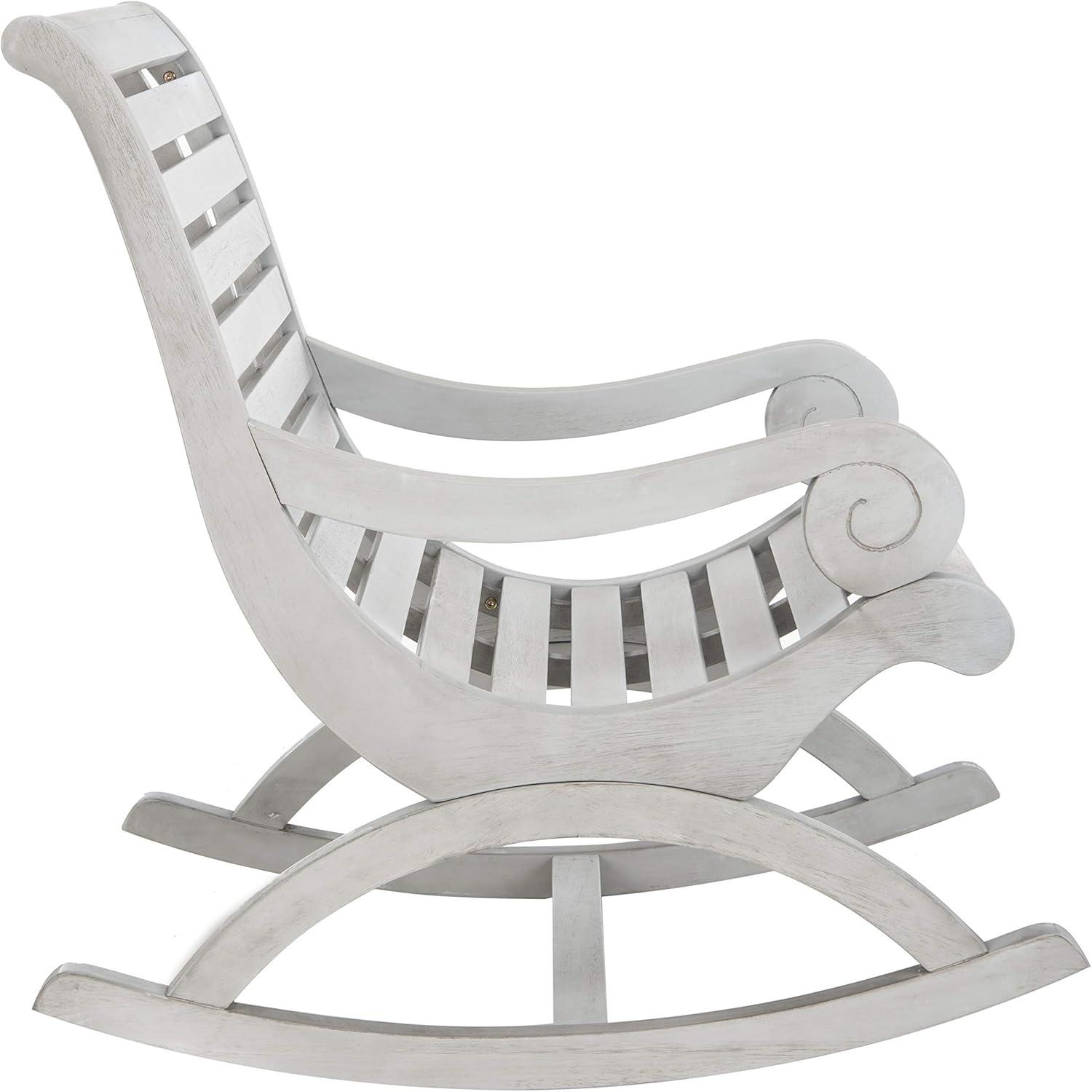image:imageSafavieh PAT7016A Outdoor Collection Sonora Ash Grey Rocking ChairGrey