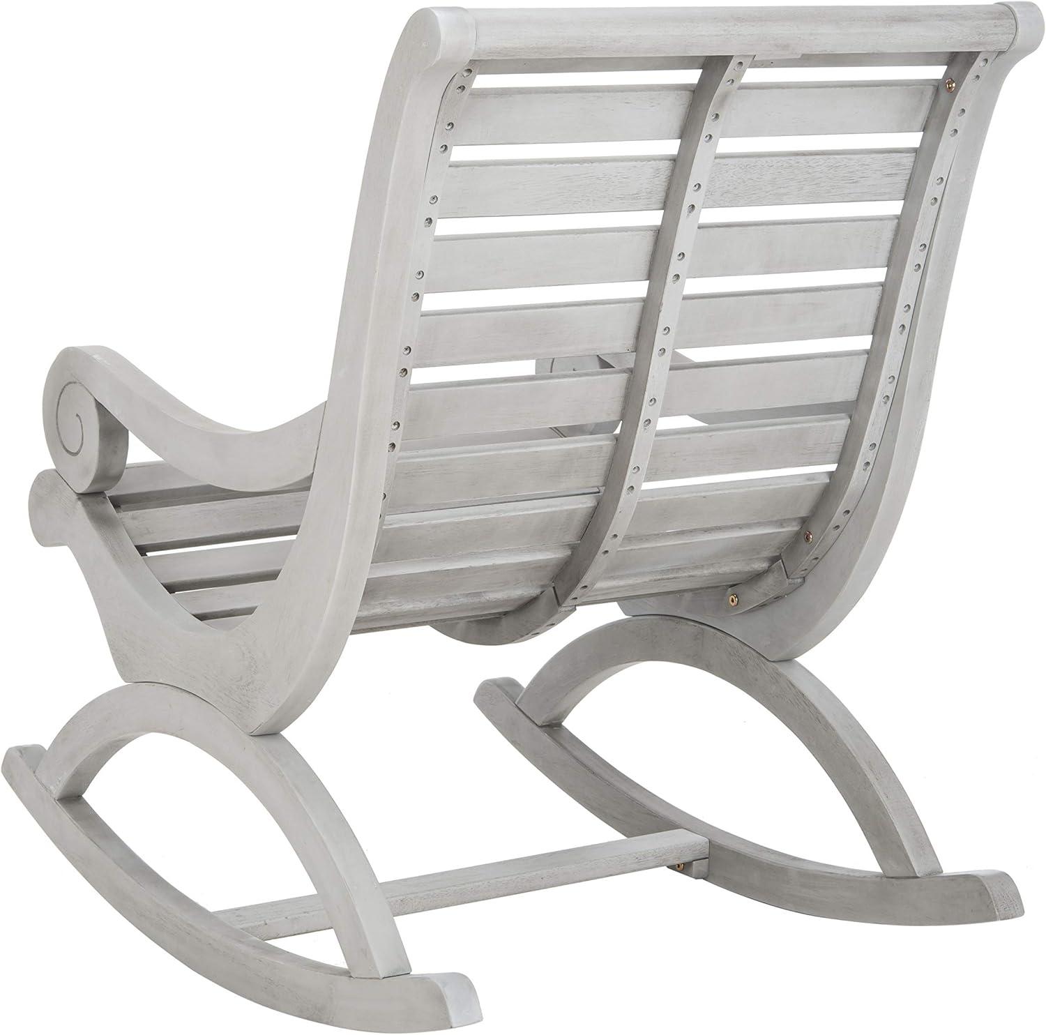 image:imageSafavieh PAT7016A Outdoor Collection Sonora Ash Grey Rocking ChairGrey