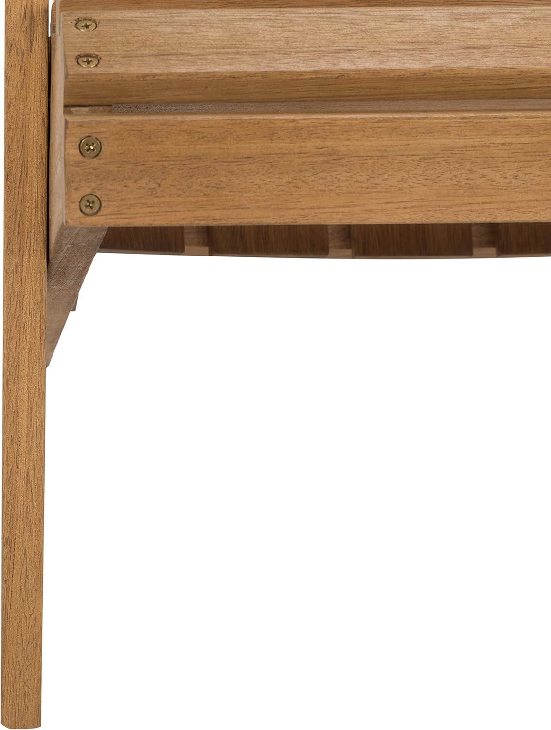 image:imageSafavieh PAT7027A Outdoor Collection Topher Teak Adirondack ChairNatural