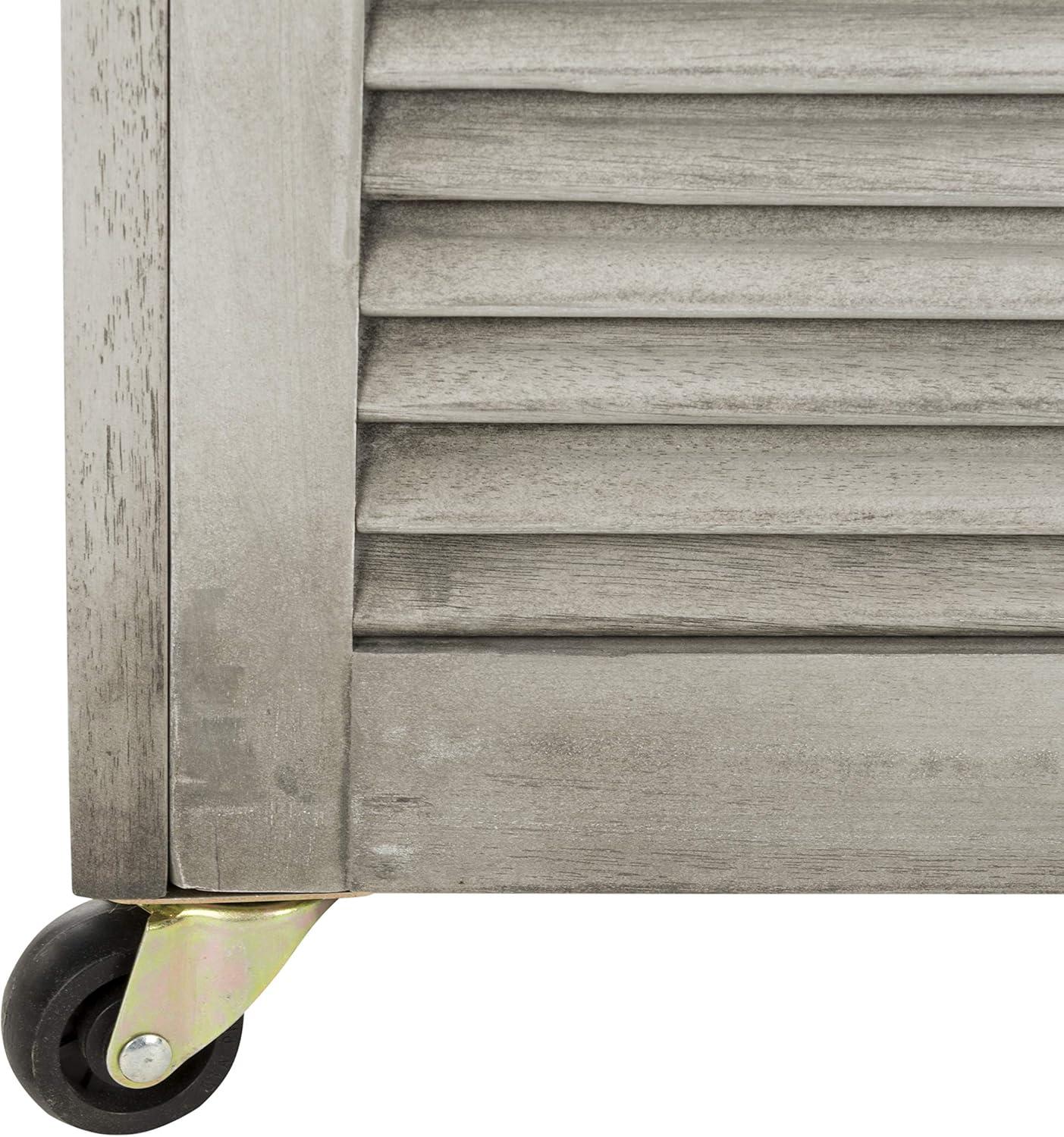 image:imageSafavieh PAT7038A Outdoor Collection Elina Teak 472 Cushion Deck BoxGray