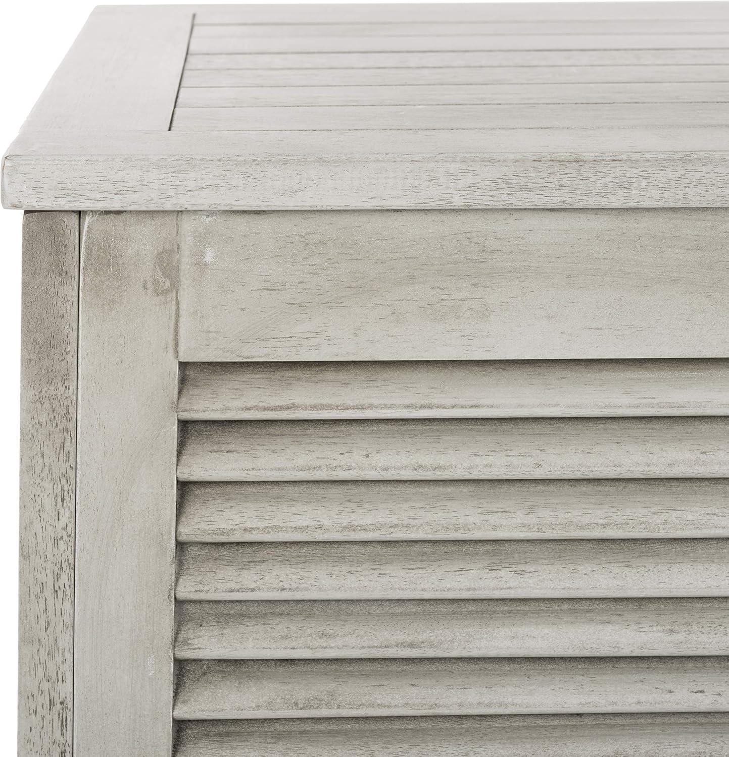 image:imageSafavieh PAT7038A Outdoor Collection Elina Teak 472 Cushion Deck BoxGray
