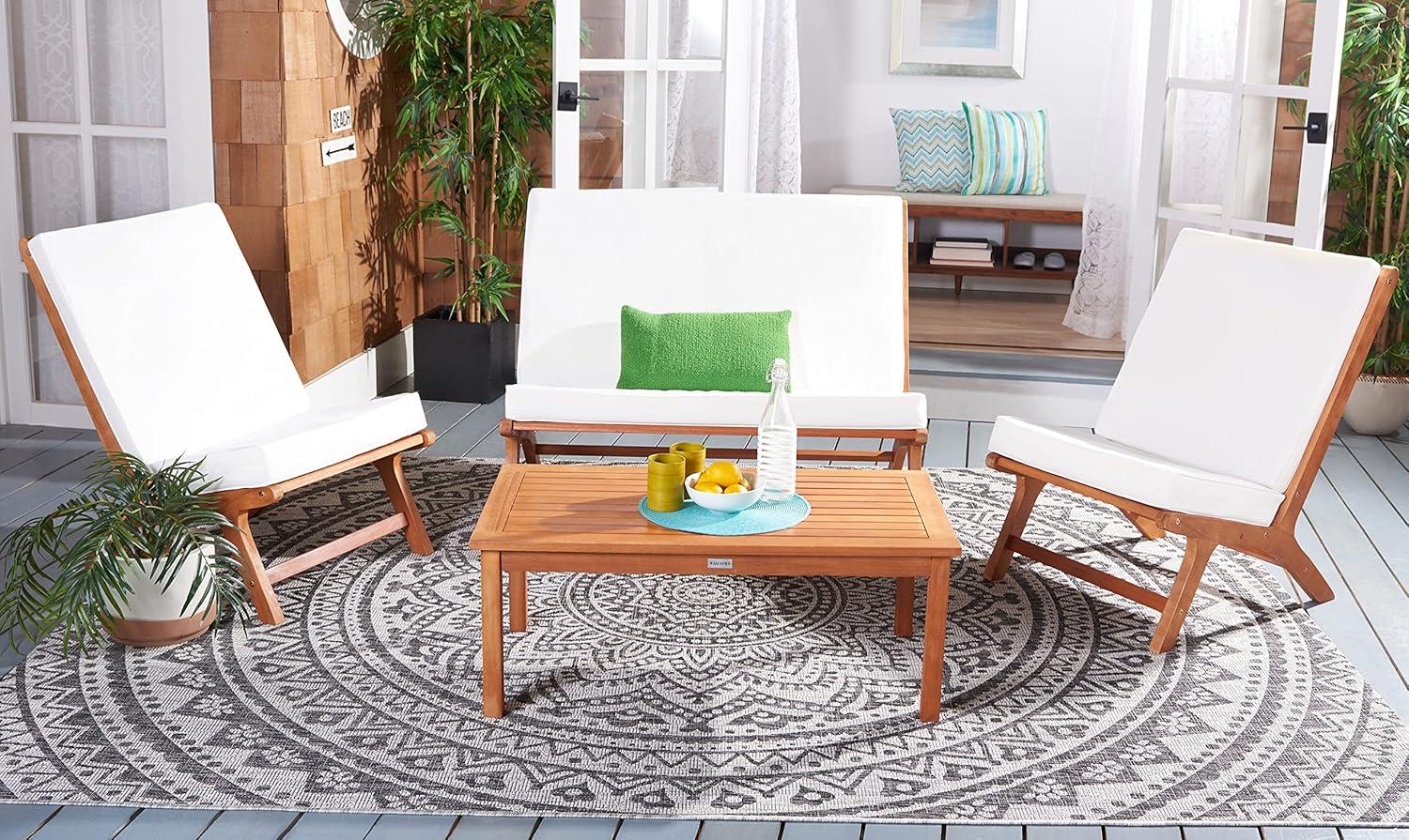 image:imageSafavieh PAT7044A Collection Chaston TeakNaturalBeige