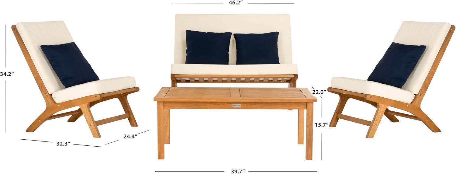 image:imageSafavieh PAT7044A Collection Chaston TeakNaturalBeige Solid