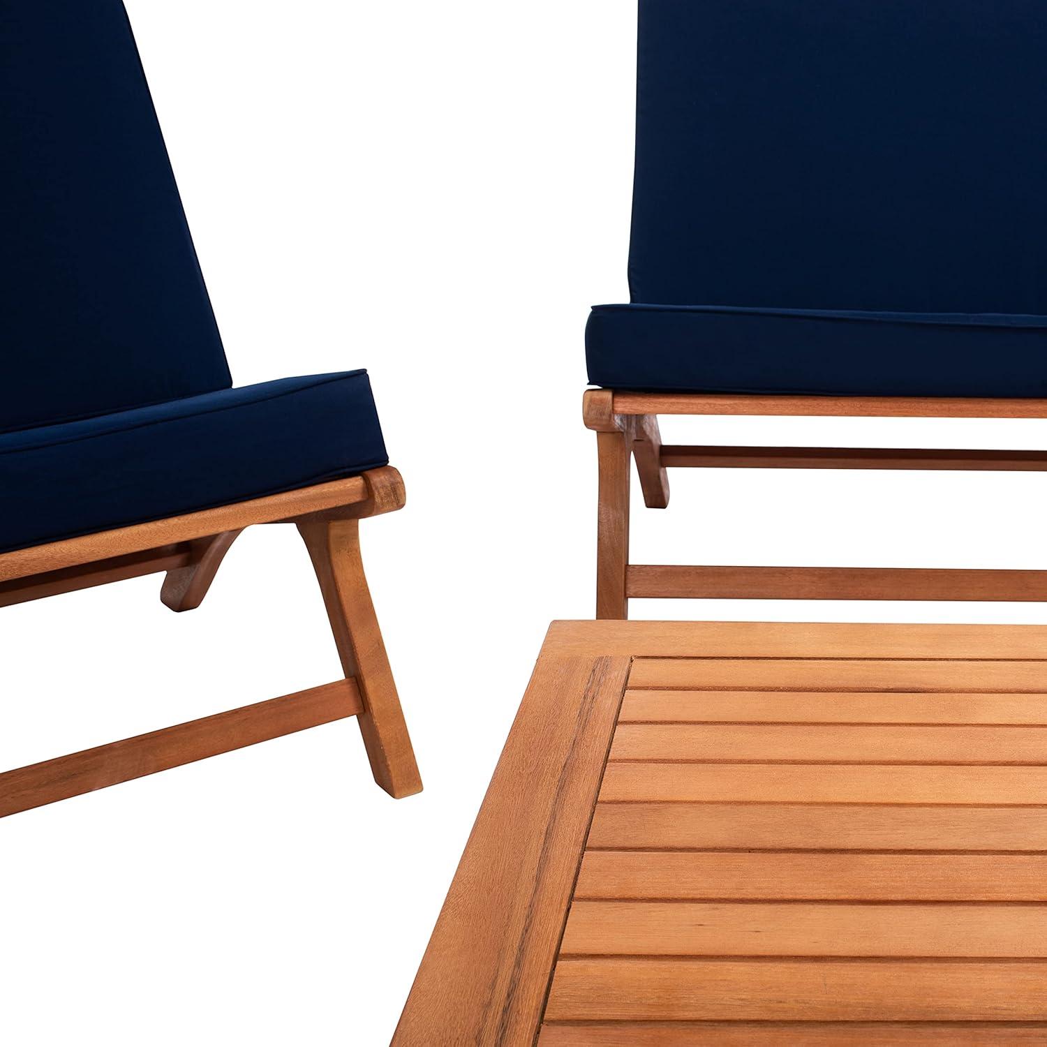 image:imageSafavieh PAT7044A Collection Chaston TeakNaturalNavy
