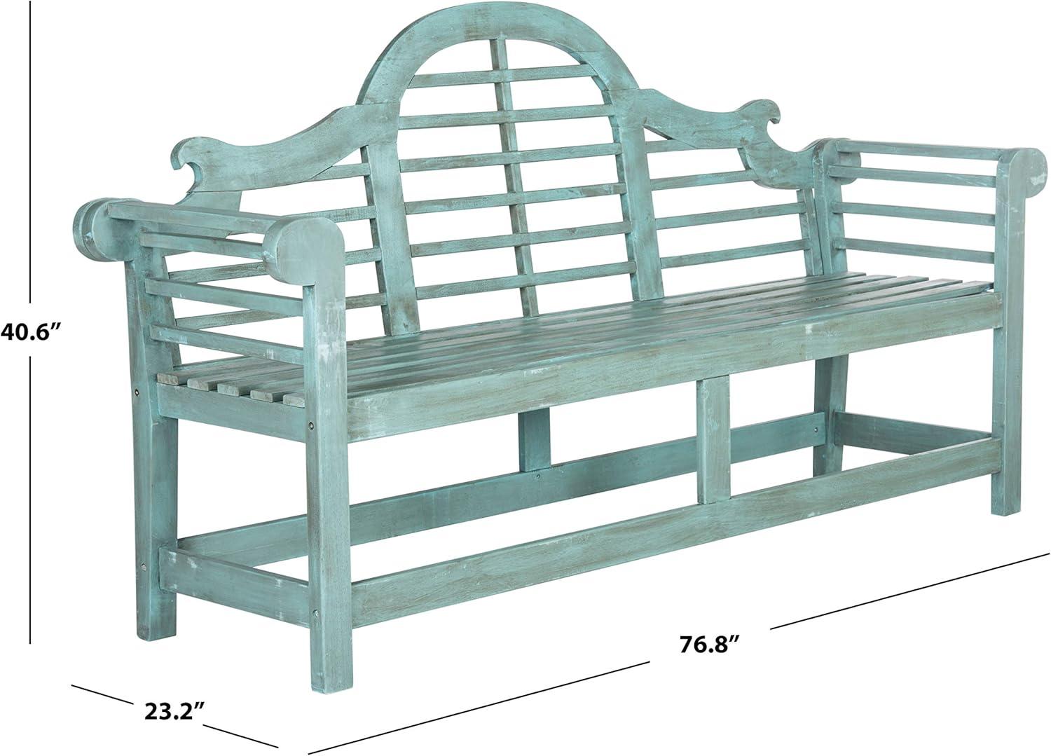 image:imageSafavieh Patio Collection Felicity Adirondack Acacia Wood BenchBeach House Blue