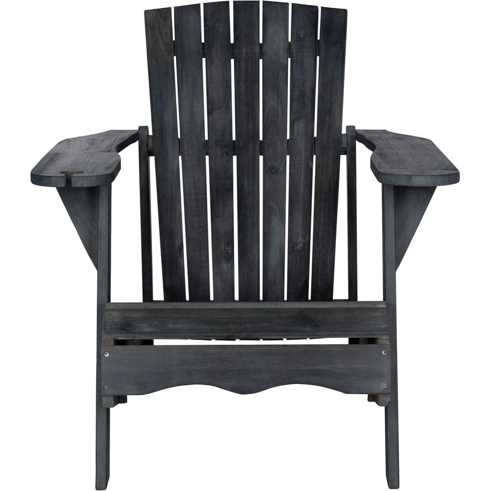 image:imageSAFAVIEH Outdoor Collection Vista Adirondack ChairDark Slate Gray