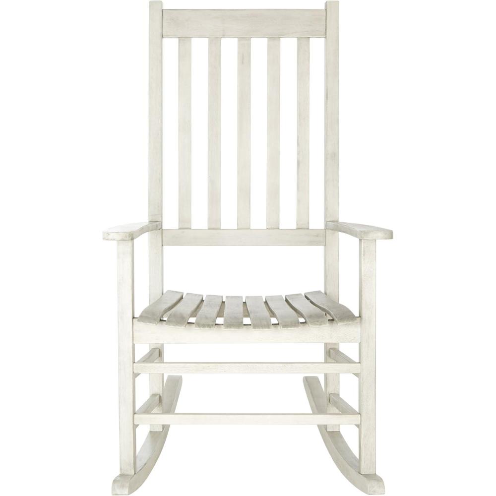 image:imageSAFAVIEH Outdoor Living Collection Shasta Rocking ChairWhite